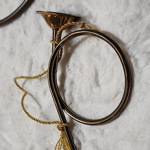 VINTAGE BRASS FRENCH HORN  BUNDLE - Picture 8 of 13